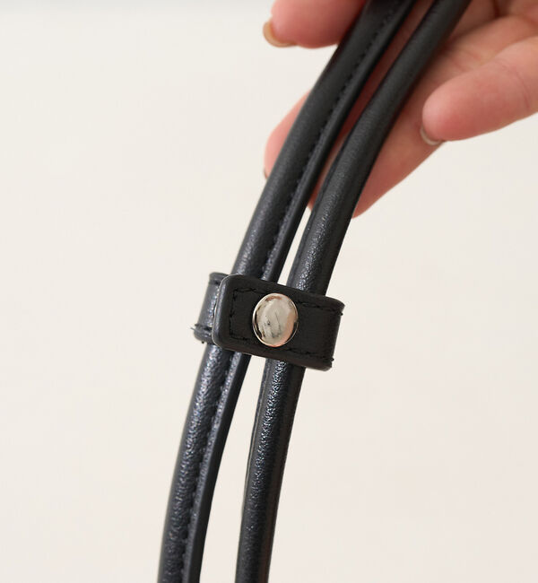 Rouge vif「パイピングロングハンドルボストンバッグ」|ボストンバッグ|