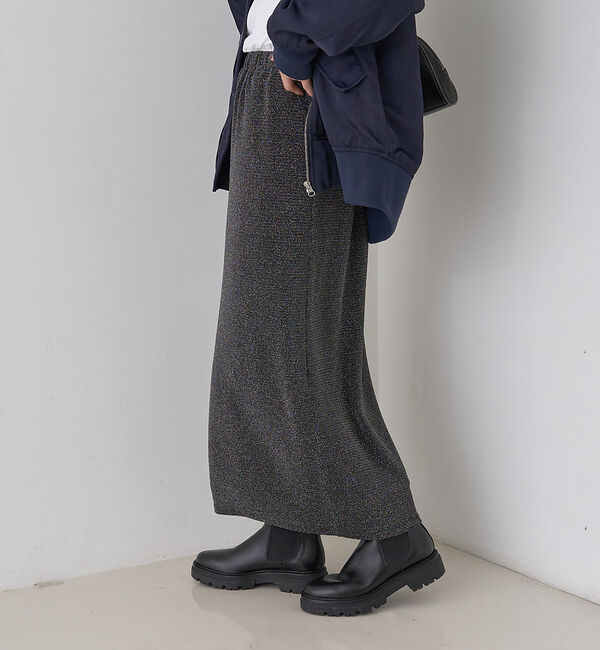 Rouge vif「ラメグリッタージャージナロースカート」|スカート|