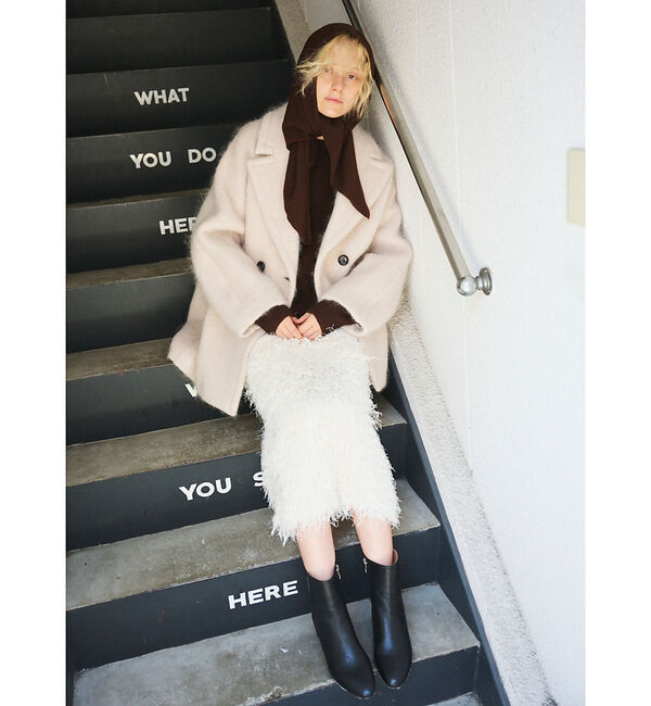 Rouge vif「【REMME／レメ】サイドジップレザーショートブーツ」|ショートブーツ|