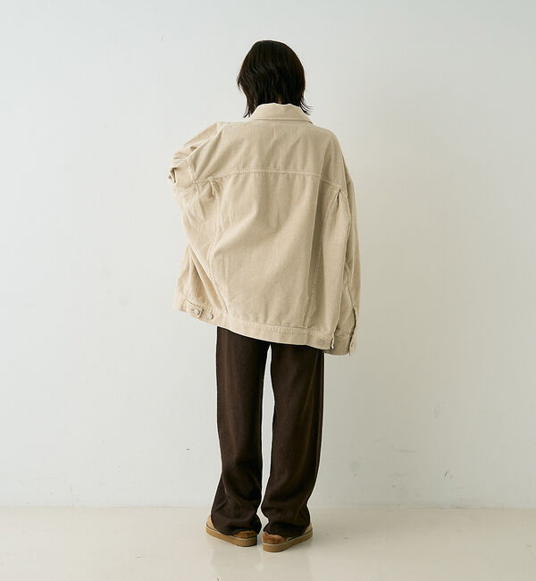 Rouge vif「ウール起毛ジャージーカーブパンツ」|その他|