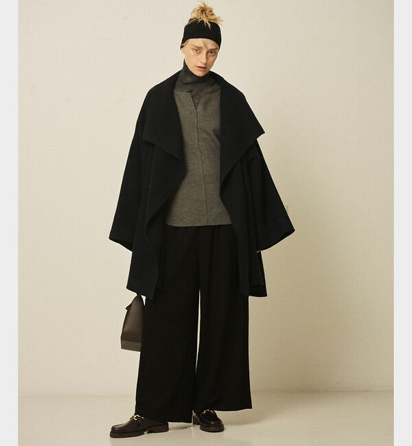 Rouge vif「【2サイズ展開】ウール混変形リバーコート」|その他|