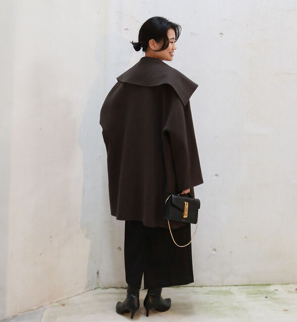 Rouge vif「ウール混オーバーカラーリバーコート」|その他|