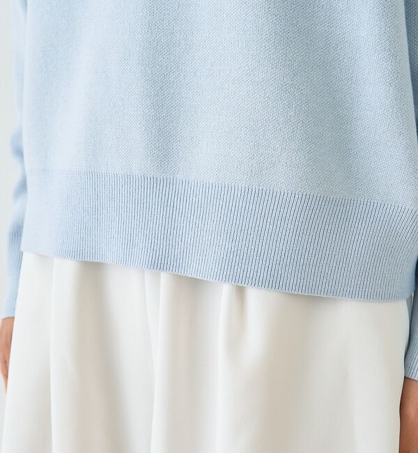 Rouge vif「【2026SS新作】ジャガードロゴニット ENTOURE DE CALME」|ニット・セーター|