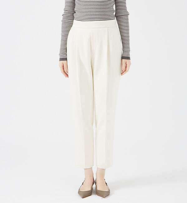 qualite「【ベストセラー】ダブルクロスセンタープレスパンツ」|その他|