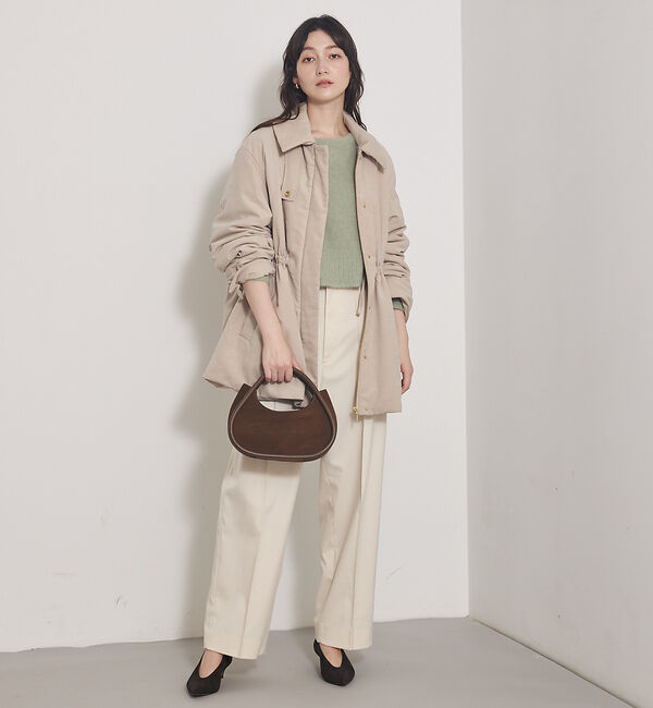 qualite「【Oggi 掲載】ツイルピンタックパンツ」|その他|