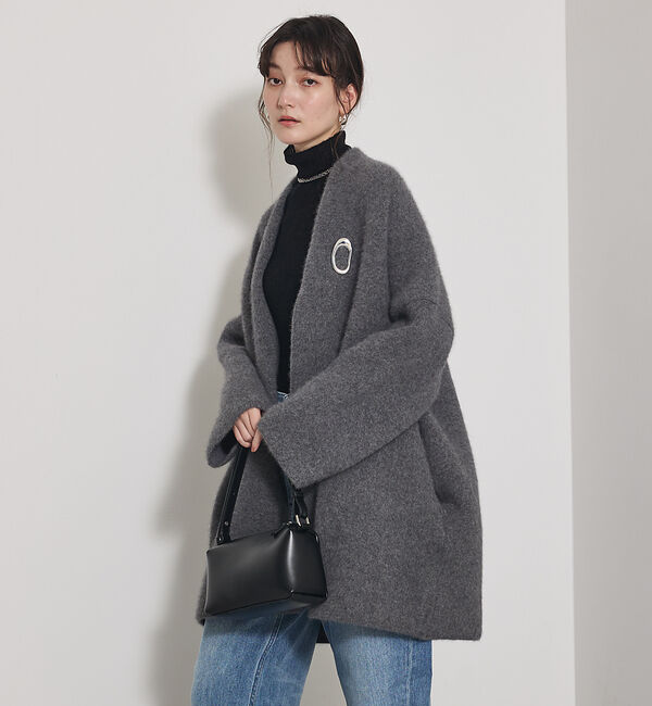 qualite「【冬の主役レイヤード】ウールカシミアシアータートルニット」|ニット・セーター|