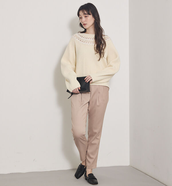 qualite「エンブロイダリーニット」|ニット・セーター|