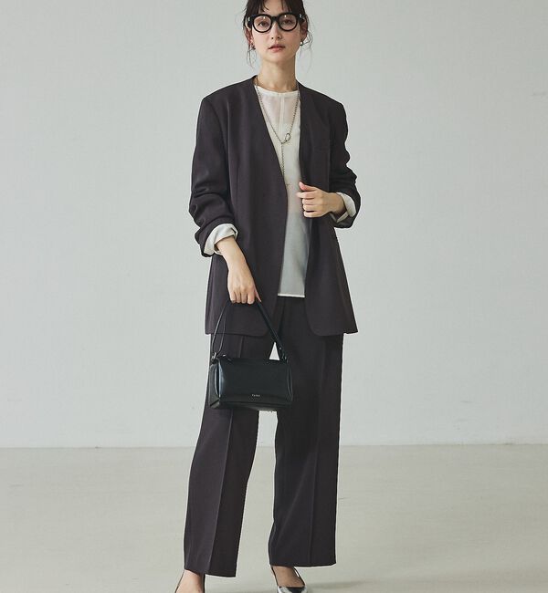 qualite「【セットアップ対応】ドライカルゼフルイドパンツ」|スラックス|