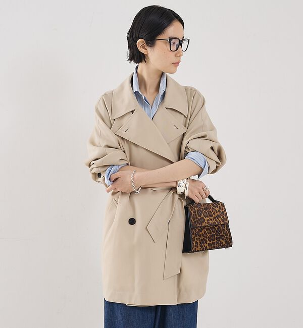 The Store by C' 「【COCUCA】ショートトレンチコート」|トレンチコート|