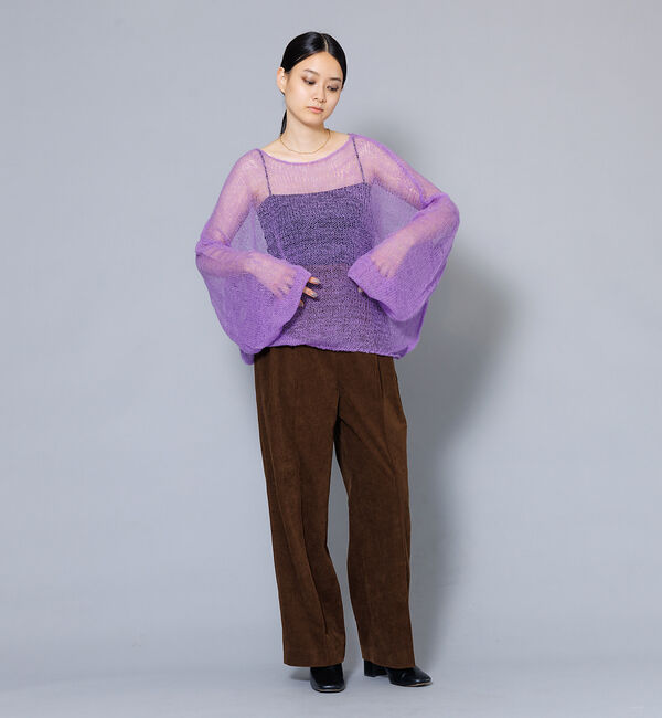 NOMINE「【iocus】袖ボリュームルーズニット」|ニット・セーター|