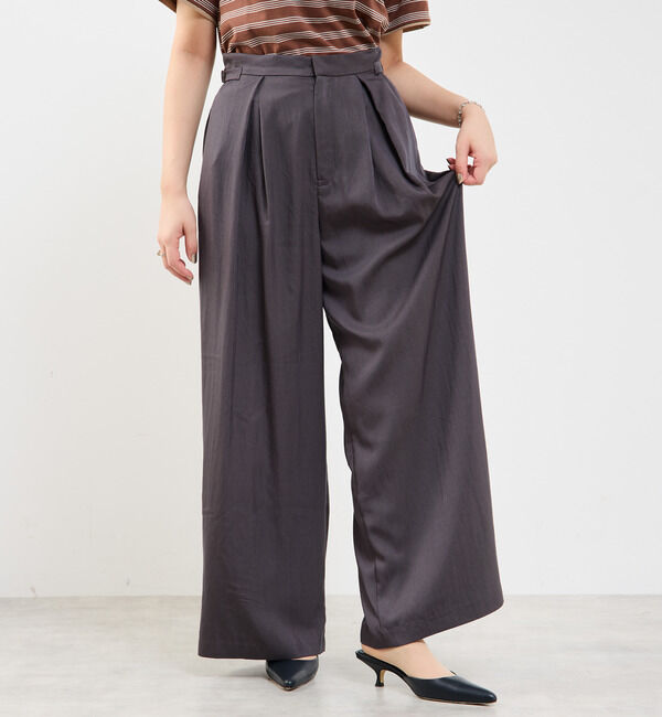 Soffitto「接触冷感タックリラックスパンツ」|その他|