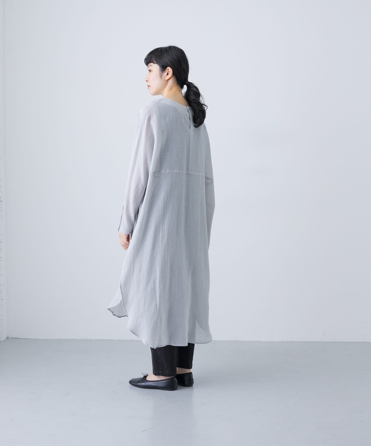 かぐれ「ガーゼロングチュニック」|チュニック|