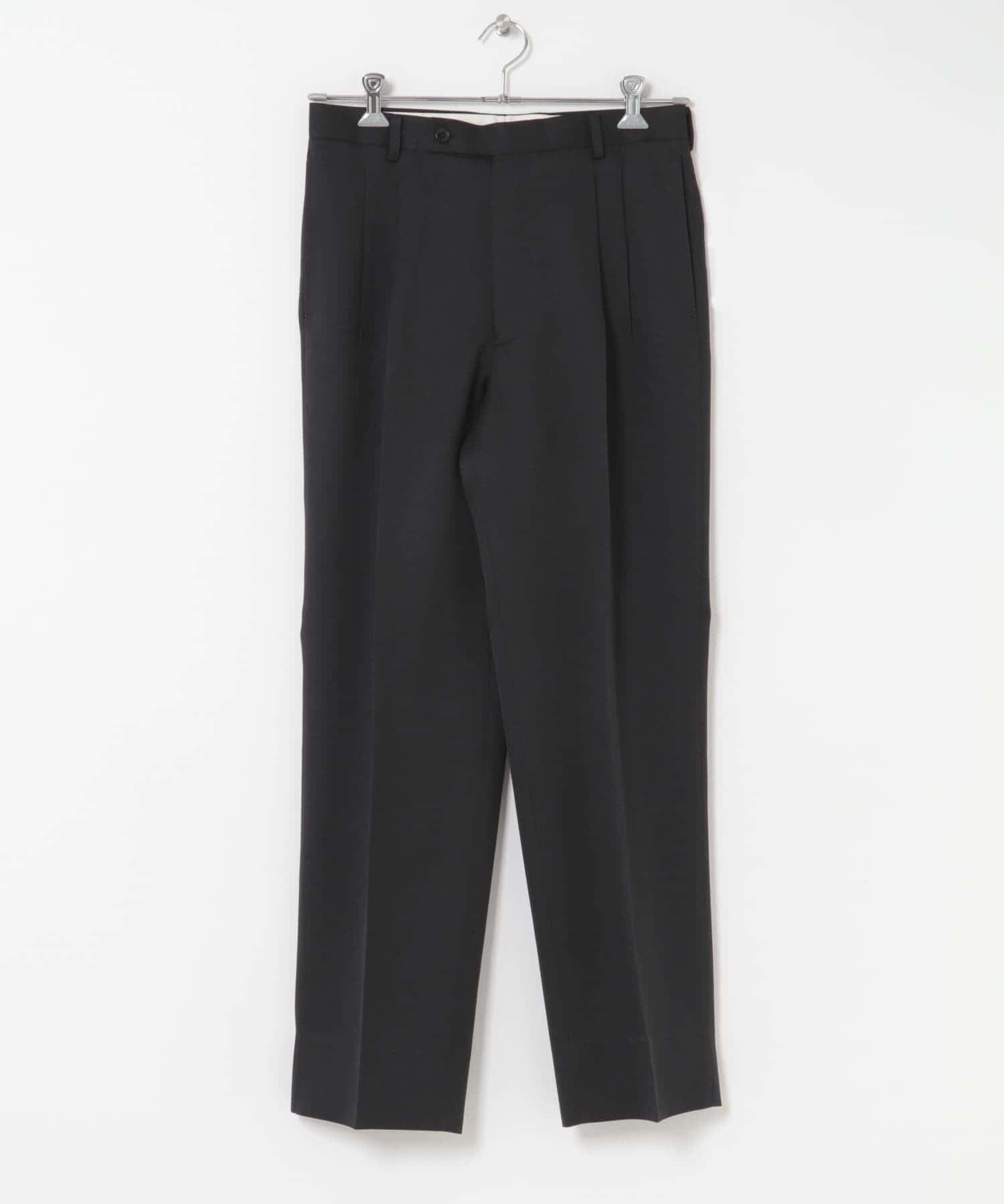 URBAN RESEARCH DOORS「LIFE STYLE TAILOR　レトロヘリンボンストレッチ2タックパンツ」|スラックス|