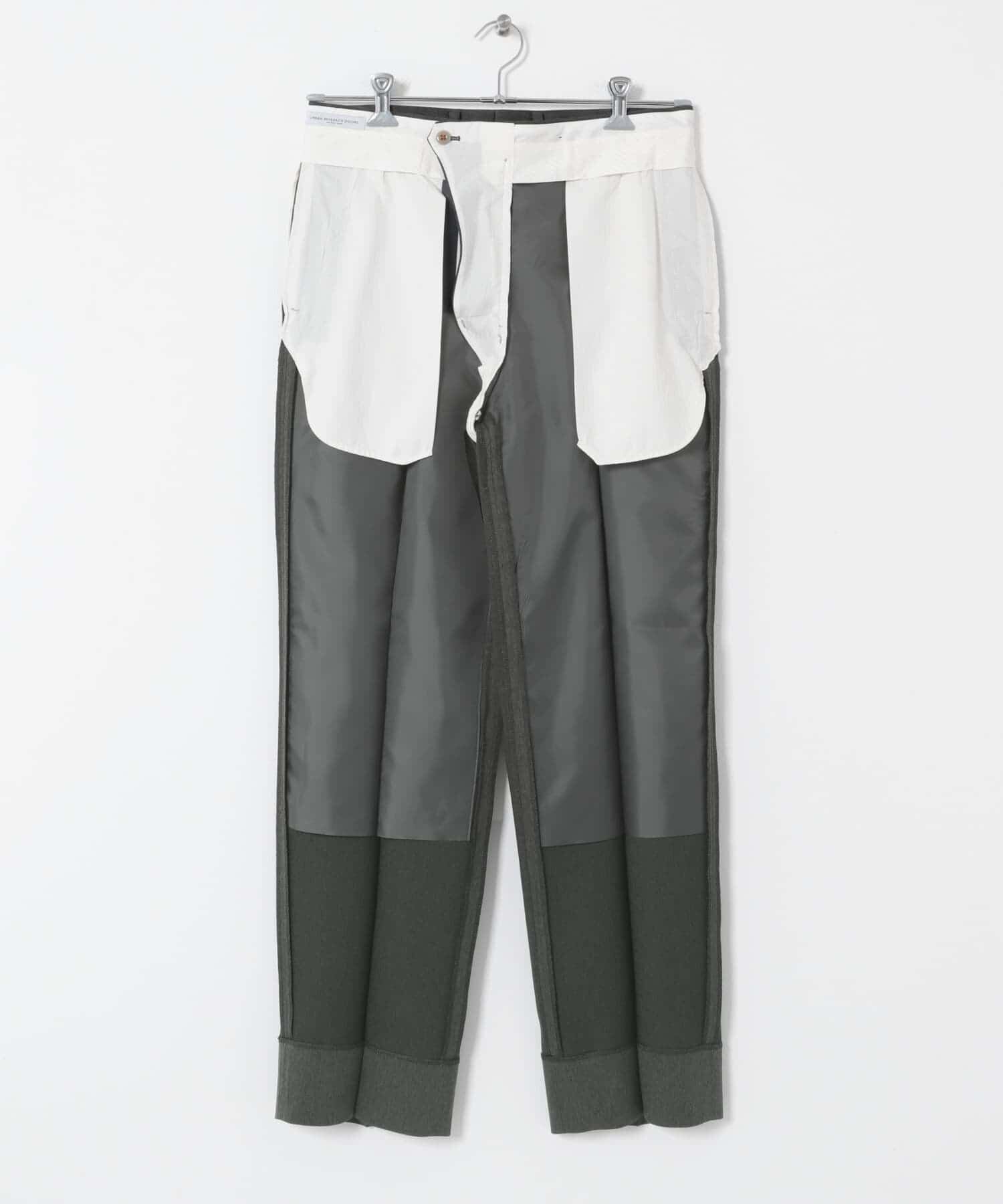 URBAN RESEARCH DOORS「LIFE STYLE TAILOR　レトロヘリンボンストレッチ2タックパンツ」|スラックス|