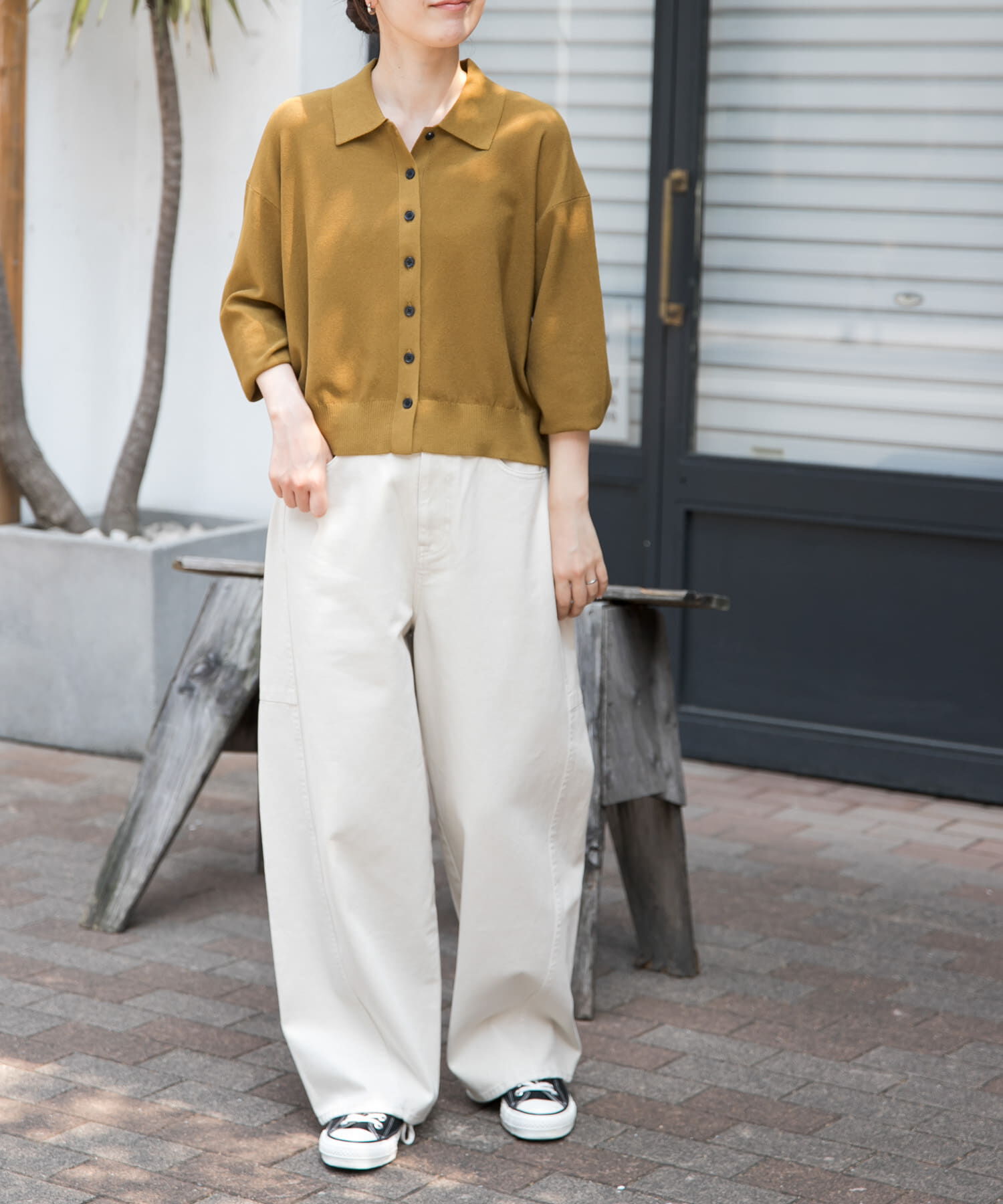 URBAN RESEARCH DOORS「FORK&SPOON　ガーメントダイツイルカーブパンツ」|その他|