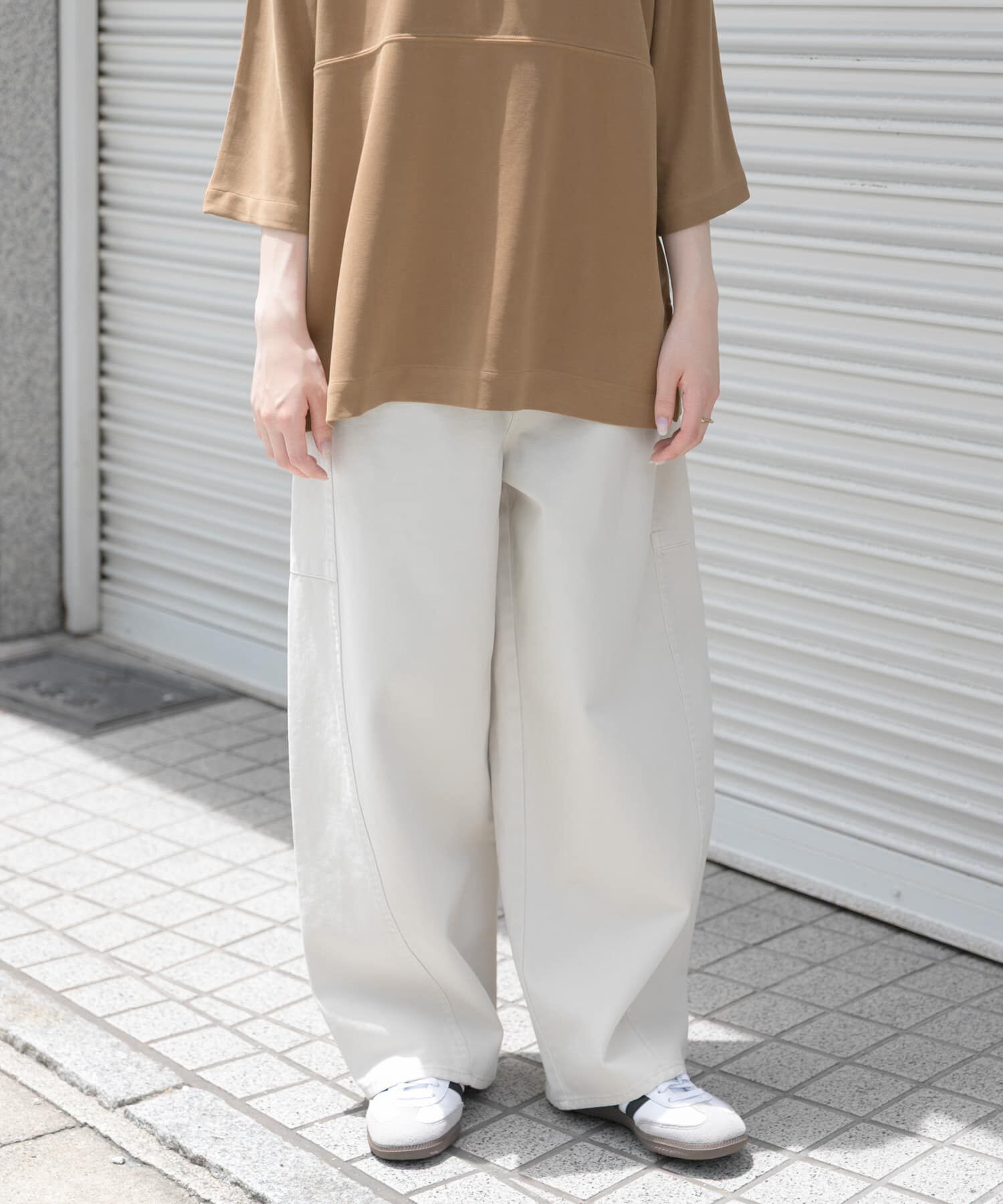 URBAN RESEARCH DOORS「FORK&SPOON　ガーメントダイツイルカーブパンツ」|その他|