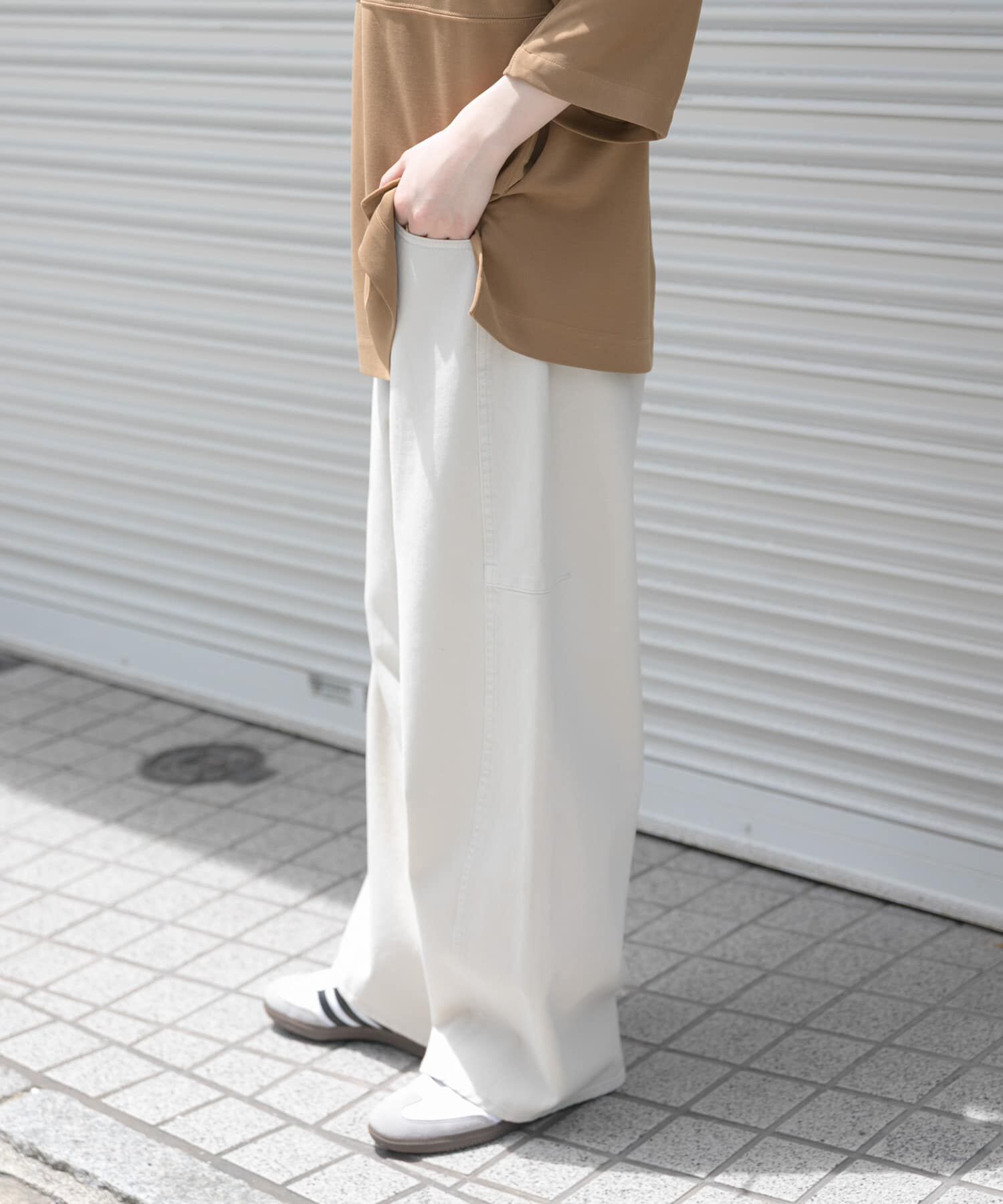 URBAN RESEARCH DOORS「FORK&SPOON　ガーメントダイツイルカーブパンツ」|その他|