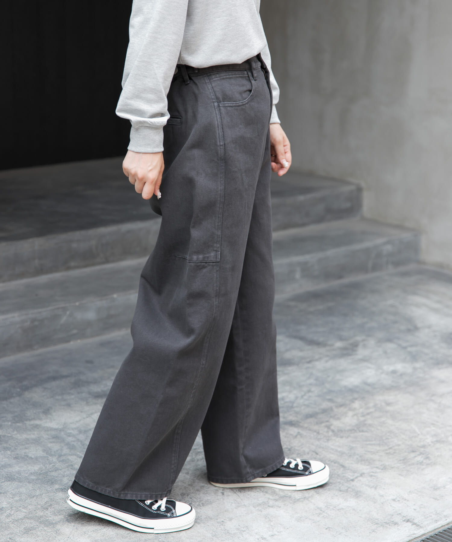 URBAN RESEARCH DOORS「FORK&SPOON　ガーメントダイツイルカーブパンツ」|その他|