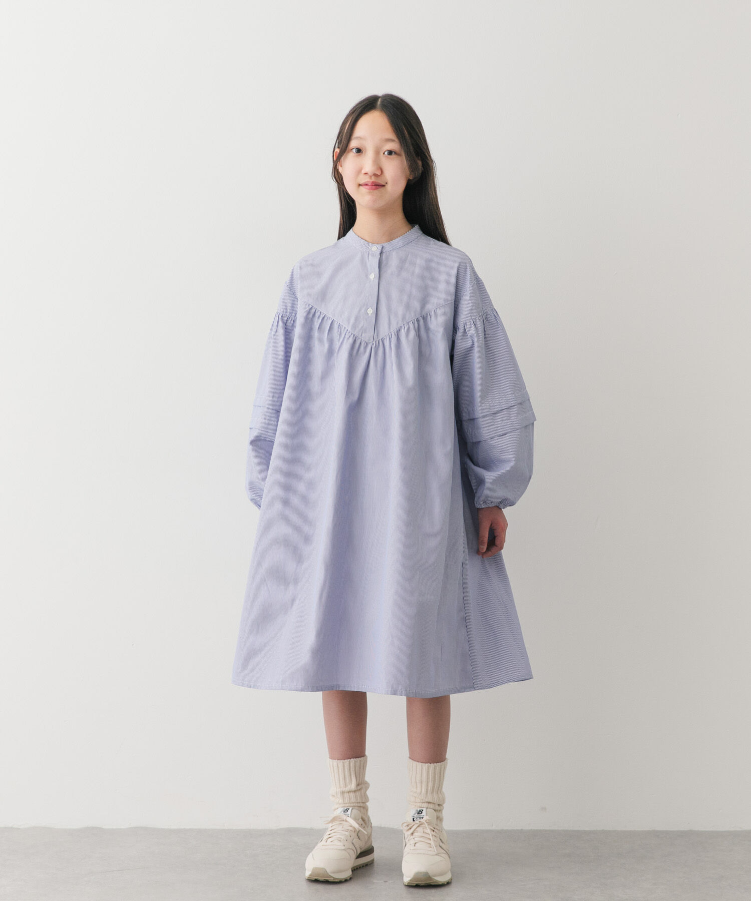 URBAN RESEARCH DOORS「『150サイズ』切替ギャザーワンピース(KIDS)」|ワンピース|