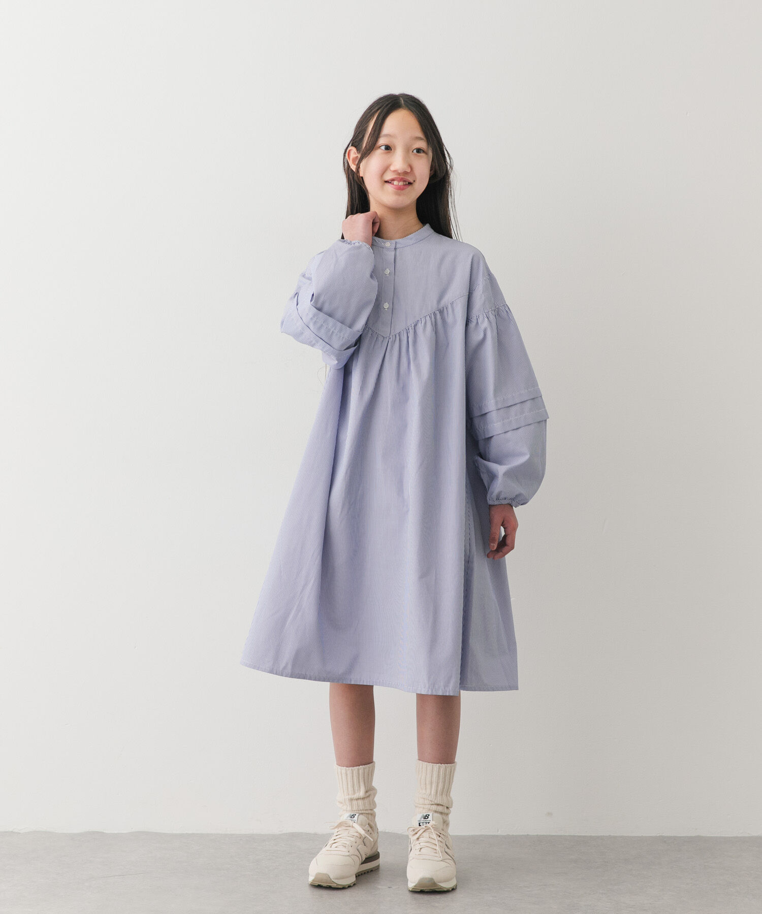URBAN RESEARCH DOORS「『150サイズ』切替ギャザーワンピース(KIDS)」|ワンピース|
