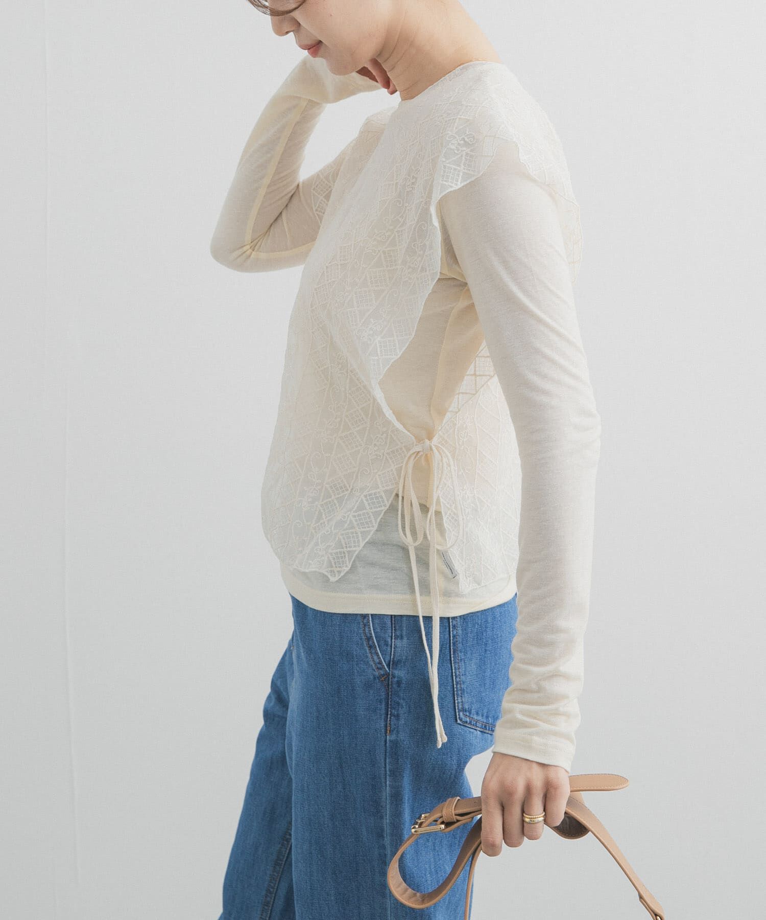 URBAN RESEARCH DOORS「2WAYレースカバー」|ストール|