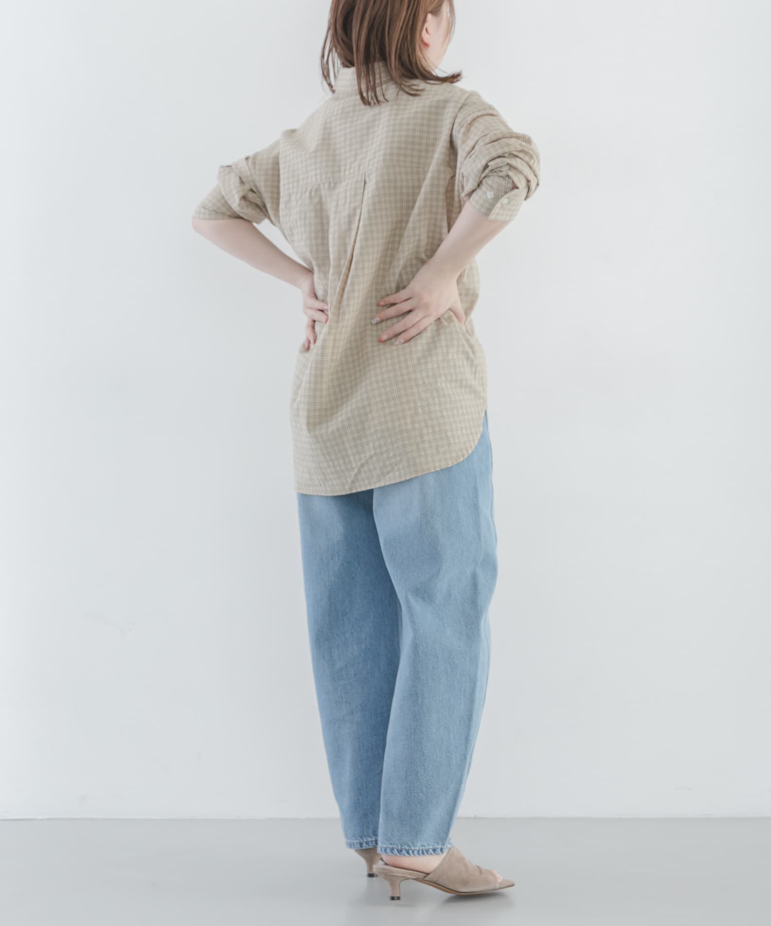 Sonny Label 「シームデザインバレルデニム」|デニム|