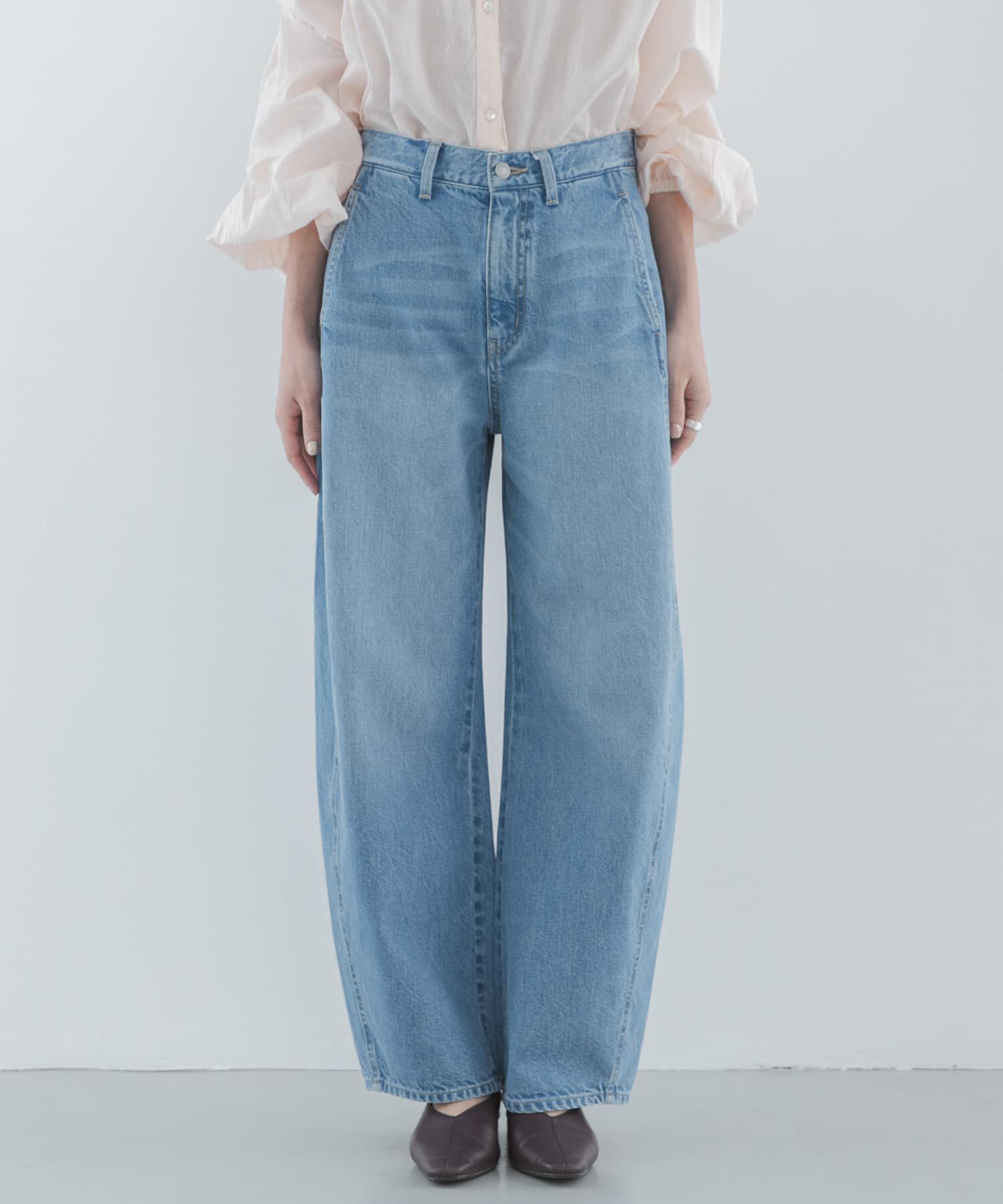 Sonny Label 「シームデザインバレルデニム」|デニム|