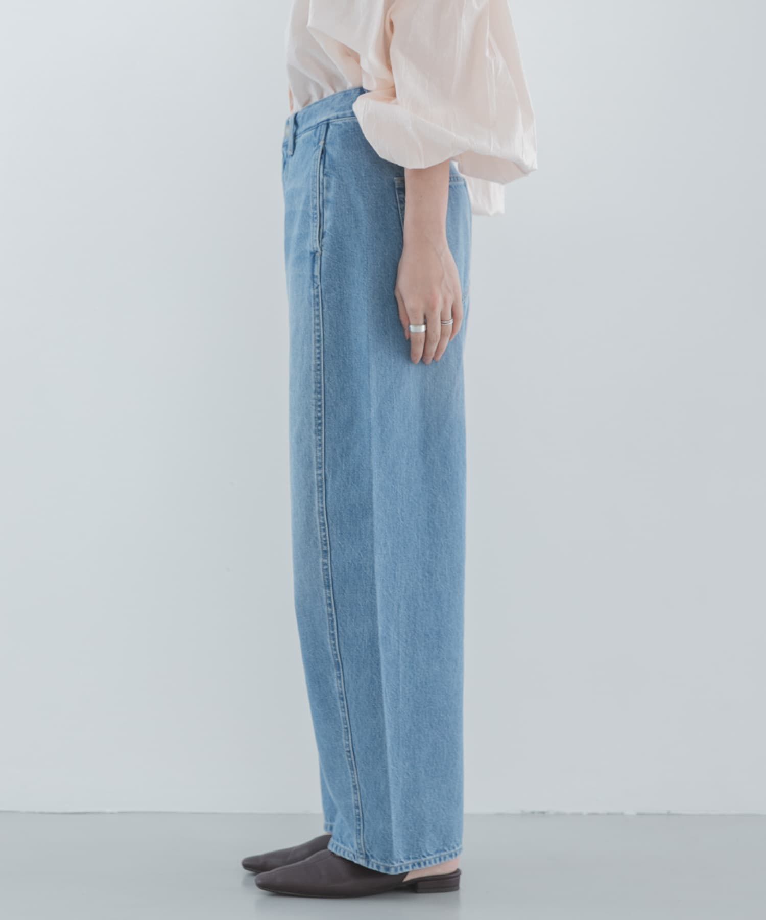 Sonny Label 「シームデザインバレルデニム」|デニム|