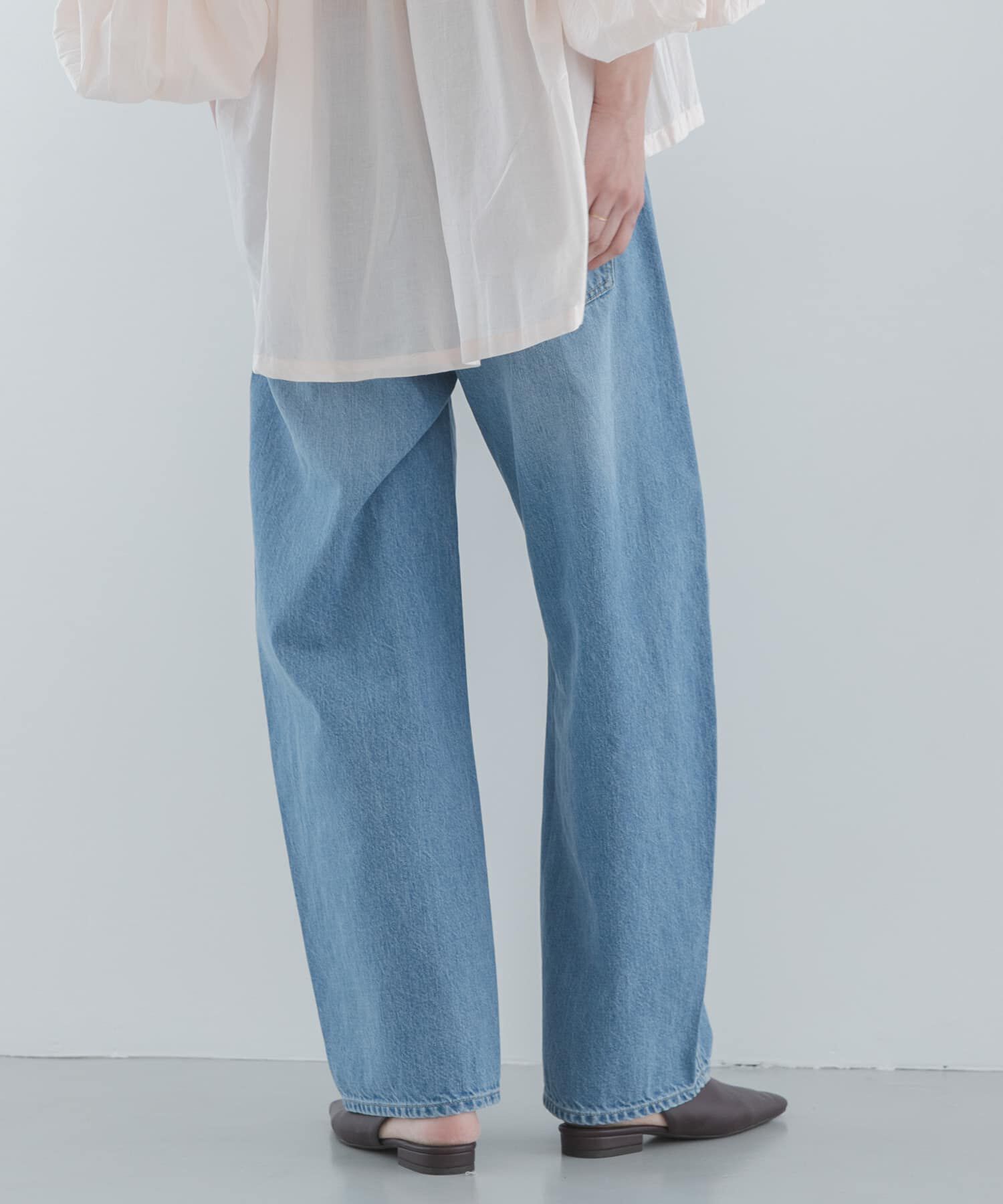 Sonny Label 「シームデザインバレルデニム」|デニム|