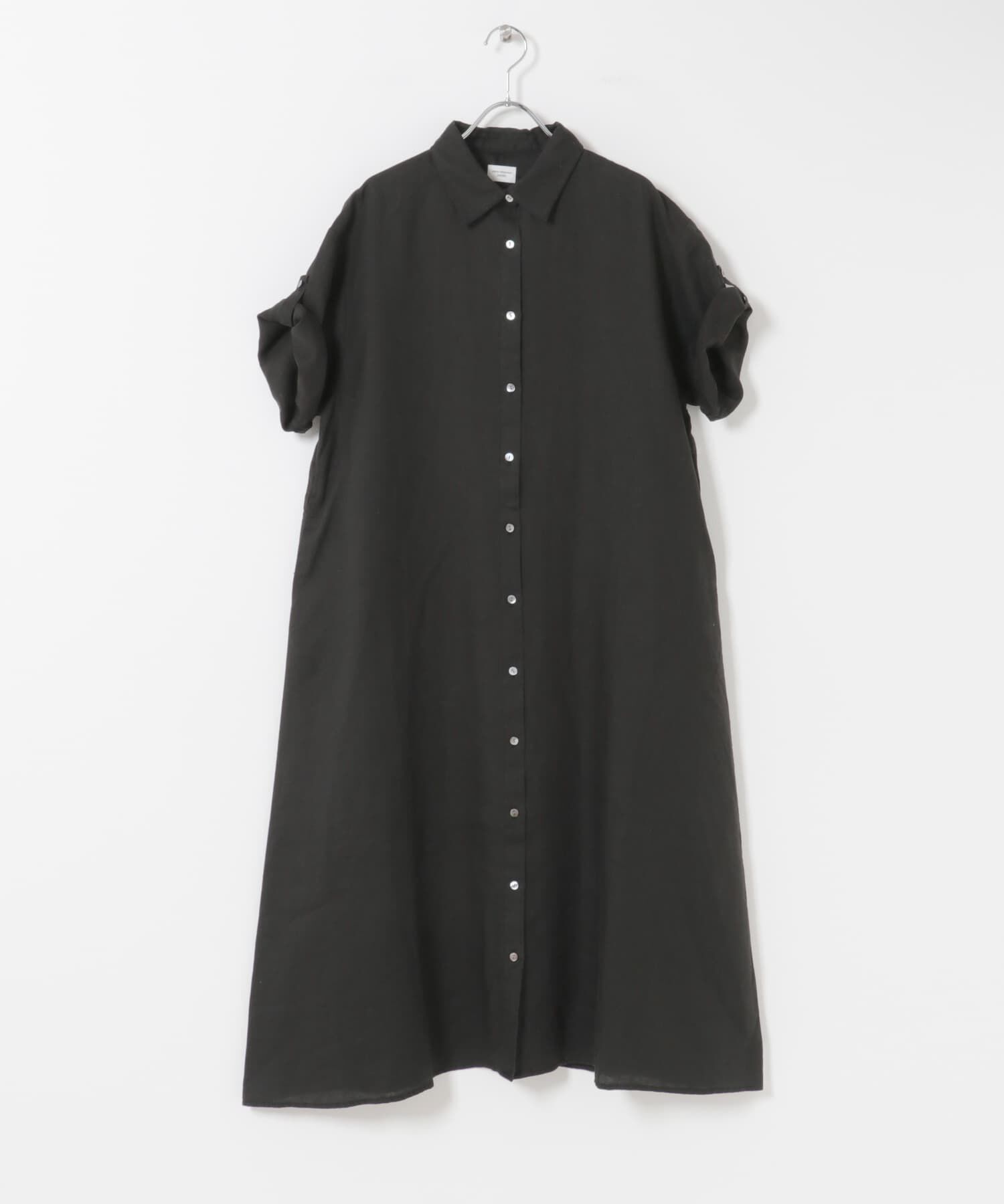 URBAN RESEARCH DOORS「リネン半袖シャツワンピース」|ワンピース|