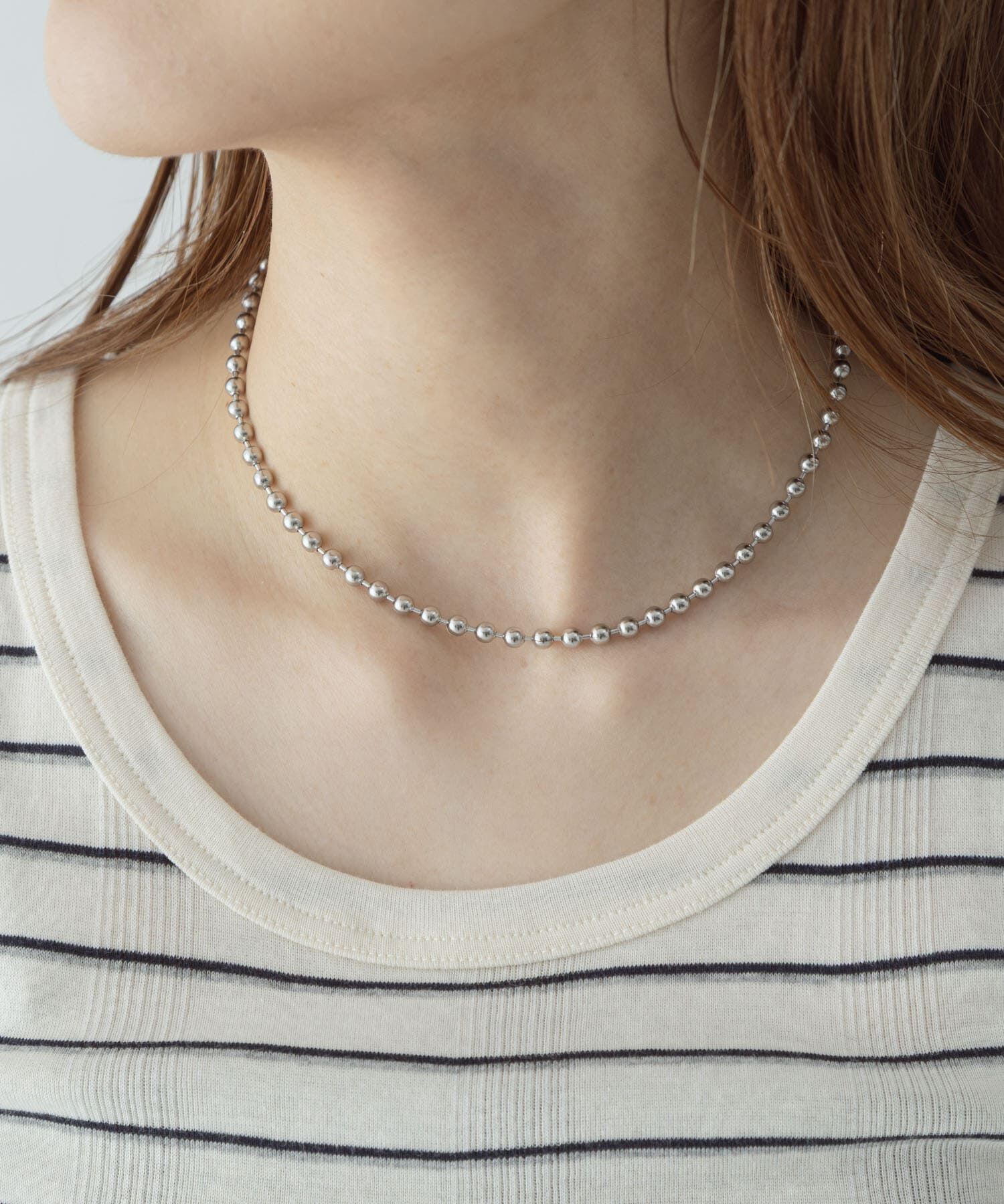 Sonny Label 「ボールチェーンネックレス」|ネックレス|シルバー