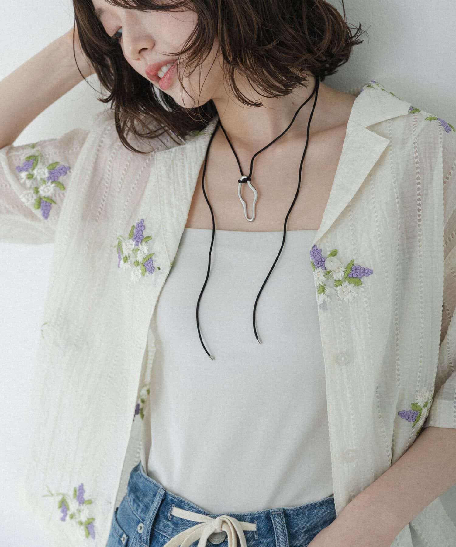 Sonny Label 「日本製ニュアンスモチーフコードネックレス」|ネックレス|