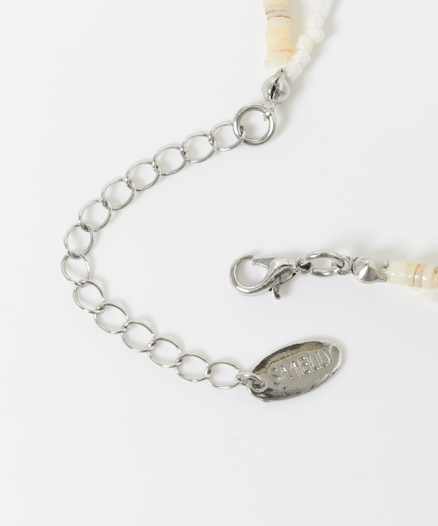 SMELLY「シェルビーズレイヤードネックレス」|ネックレス|