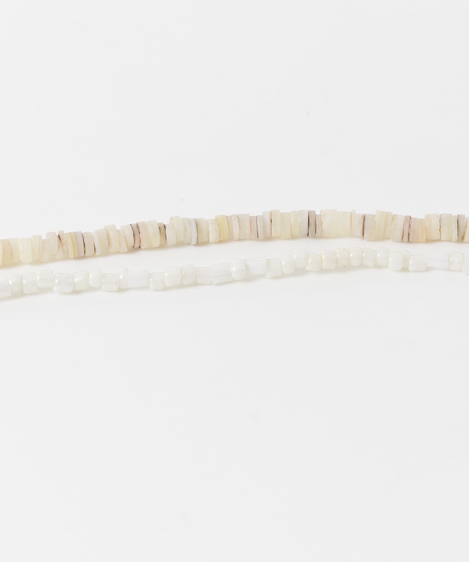 SMELLY「シェルビーズレイヤードネックレス」|ネックレス|