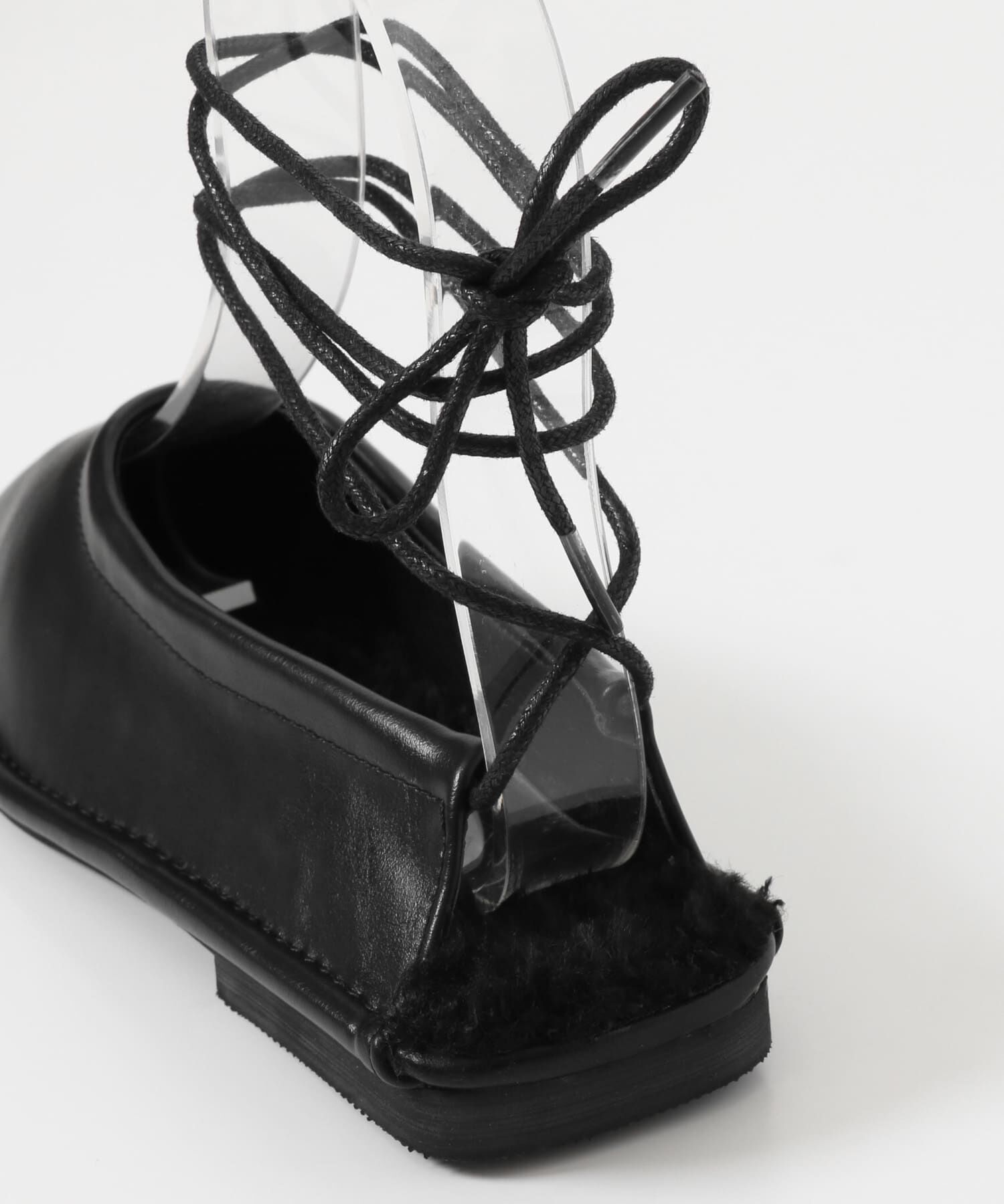  「スクエアステッチレースアップパンプス&there4;」|パンプス|