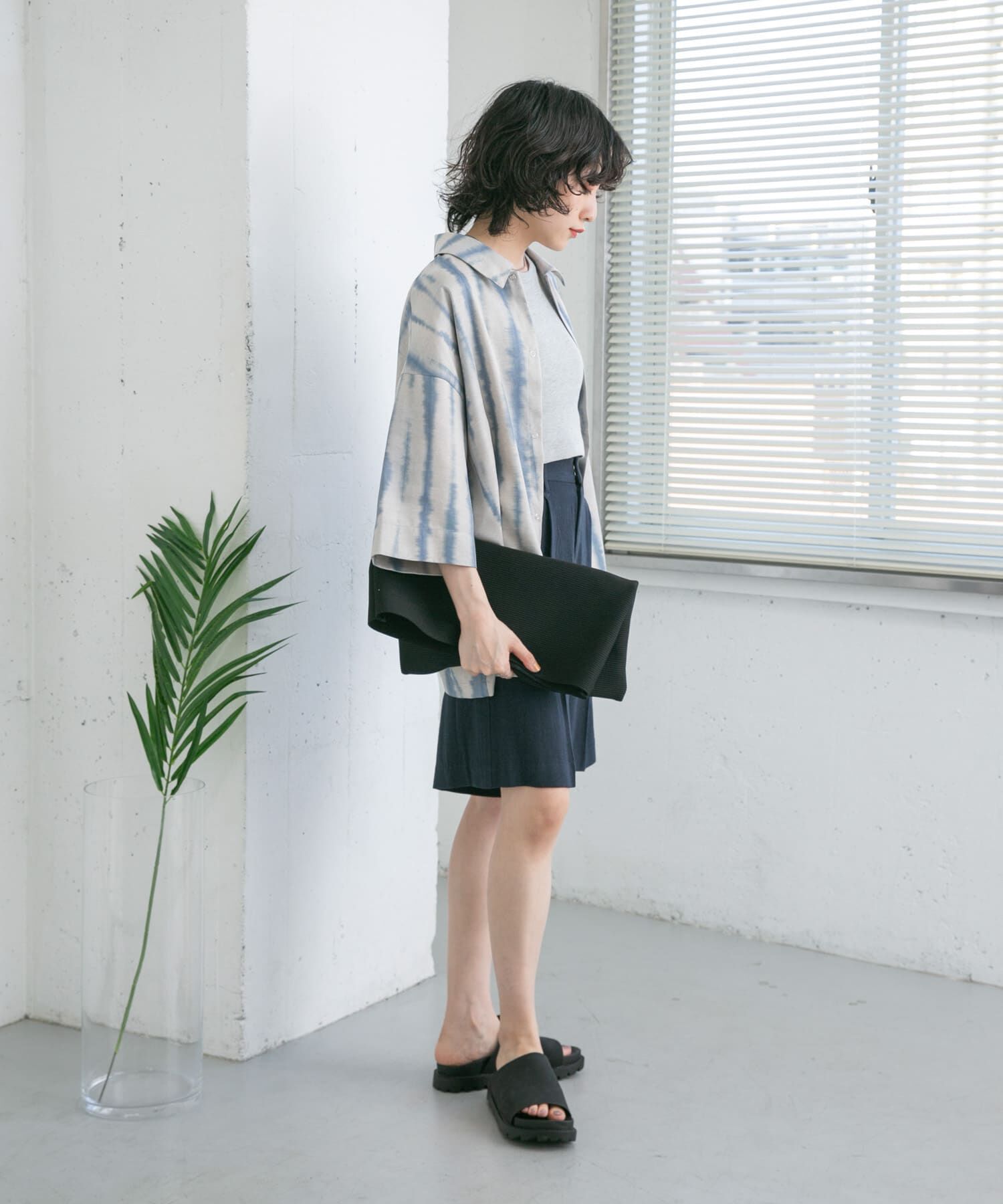  「スクエアニットBAG」|ハンドバッグ|