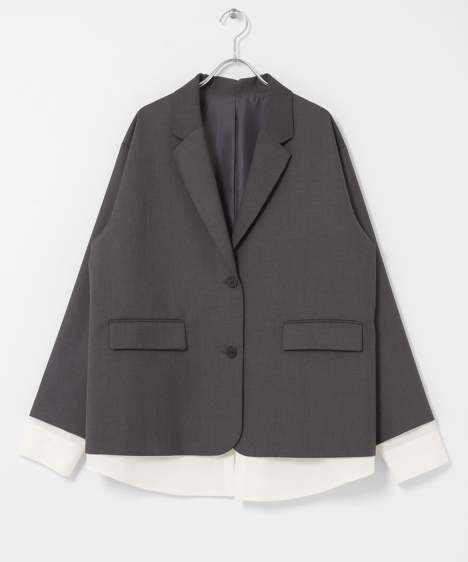  「レイヤードデザインジャケット」|その他|