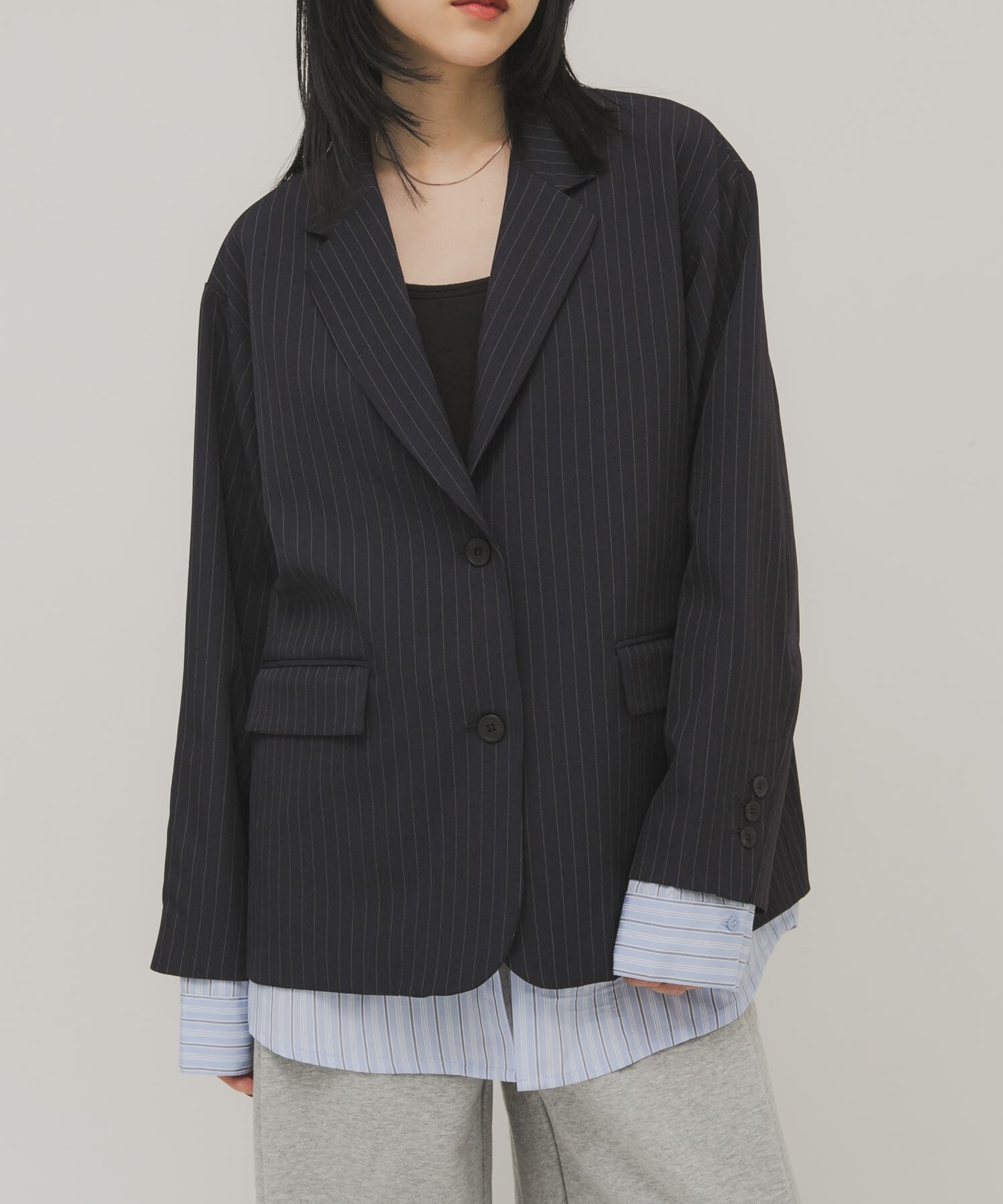  「レイヤードデザインジャケット」|その他|