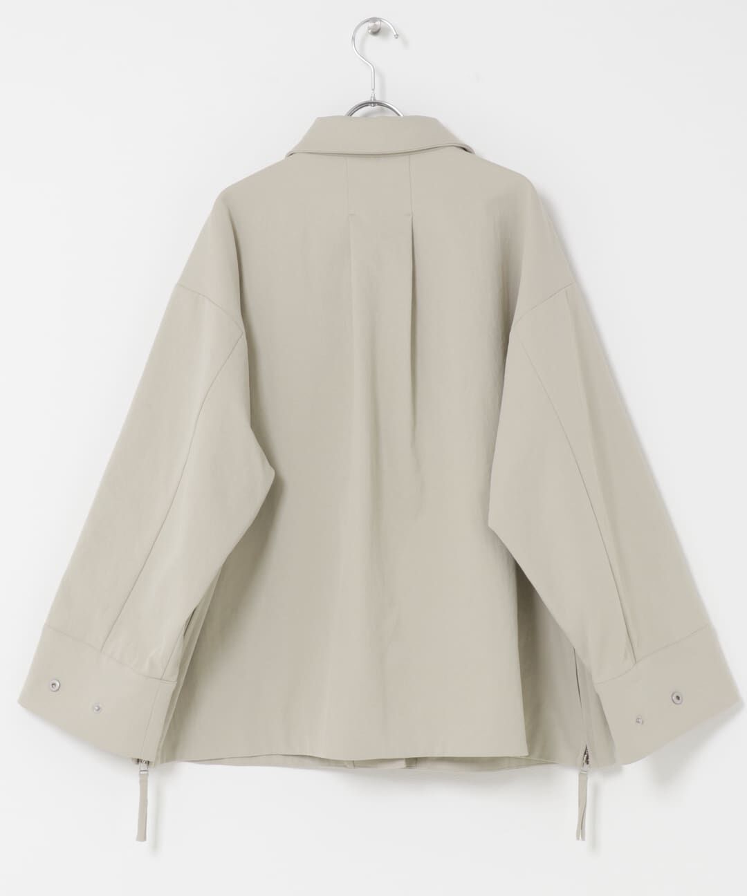  「ポケットディティールジャケット」|ノーカラーコート|