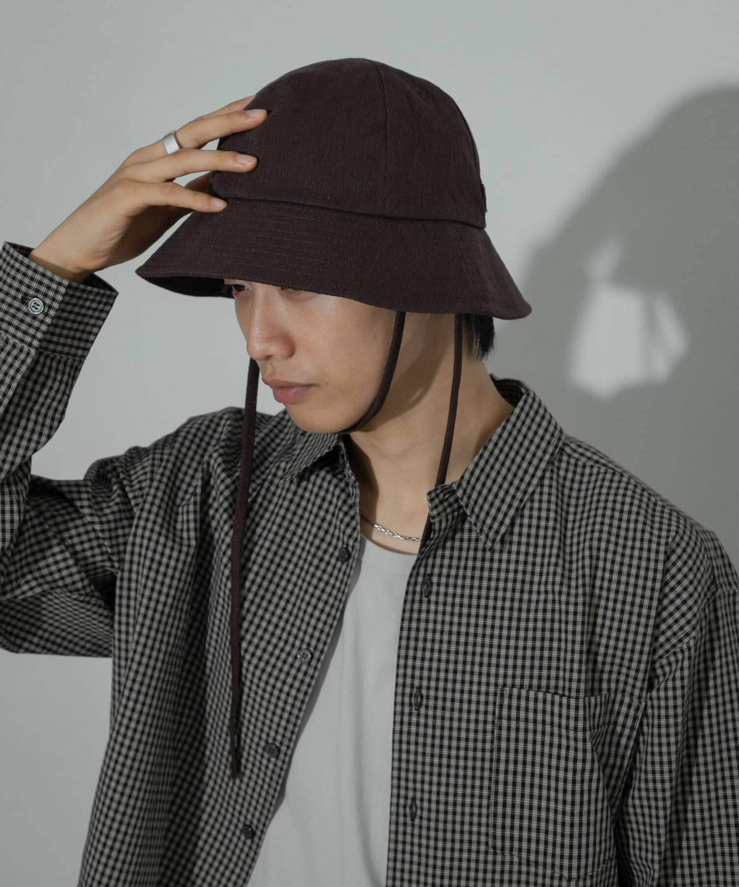 SENSE OF PLACE by URBAN RESEARCH「ベルテッドコードバケットハット」|ハット|ブラウン