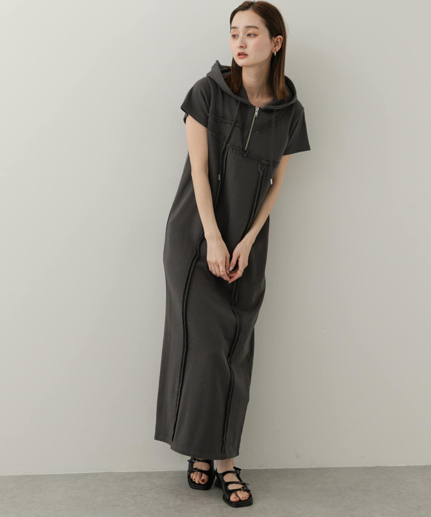 SENSE OF PLACE by URBAN RESEARCH「フーディージップワンピース」|ワンピース|