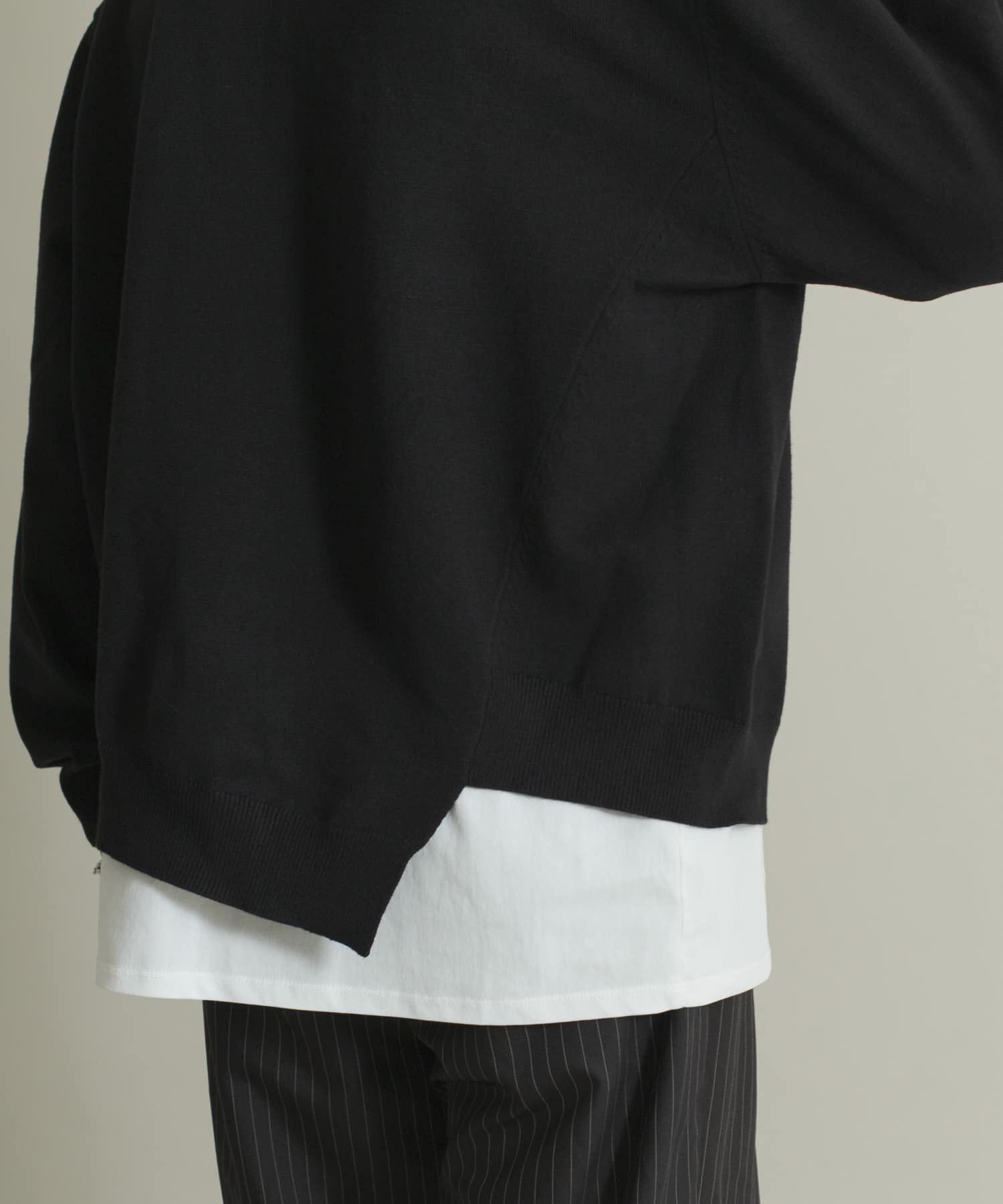 SENSE OF PLACE by URBAN RESEARCH「アシメクルーネックニット」|ニット・セーター|