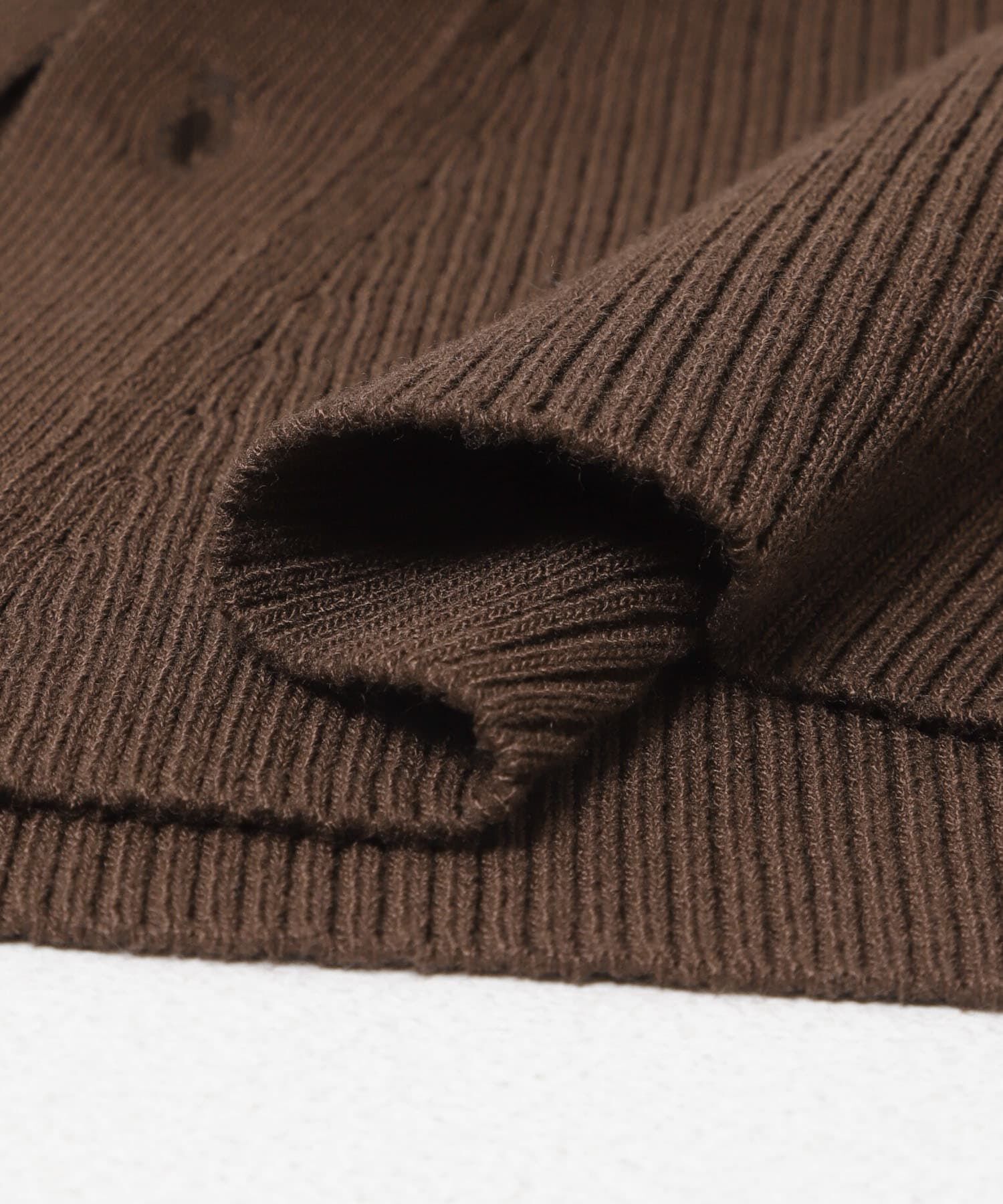 SENSE OF PLACE by URBAN RESEARCH「『洗濯可』アシメデザインリブセーター」|ニット・セーター|