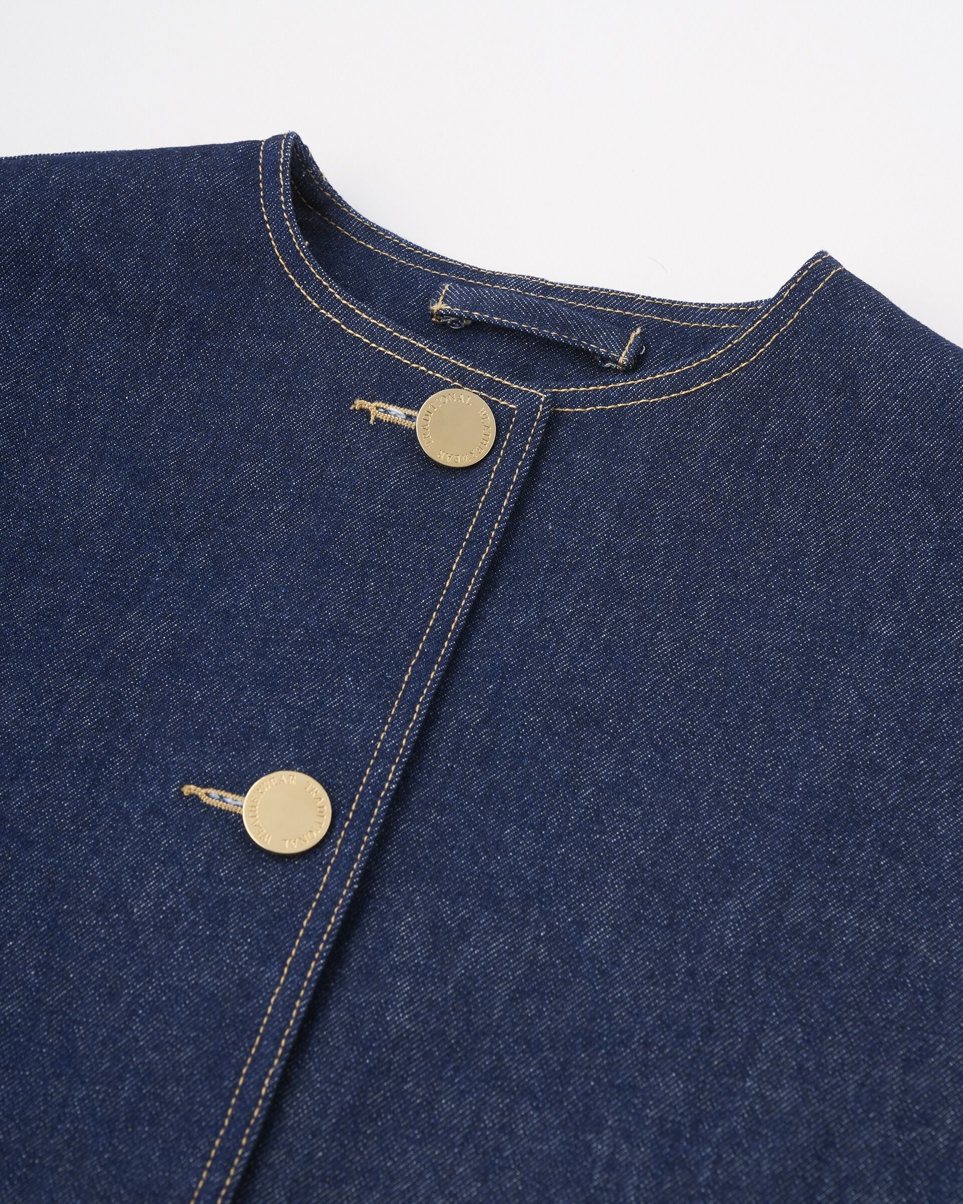 Traditional Weatherwear「MALTON NO COLLAR SHORT DENIM」|その他|