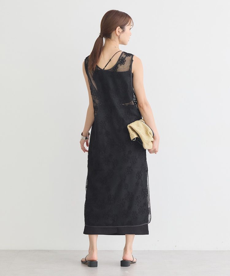 earth music&ecology「コード刺繍ベスト」|ワンピース|