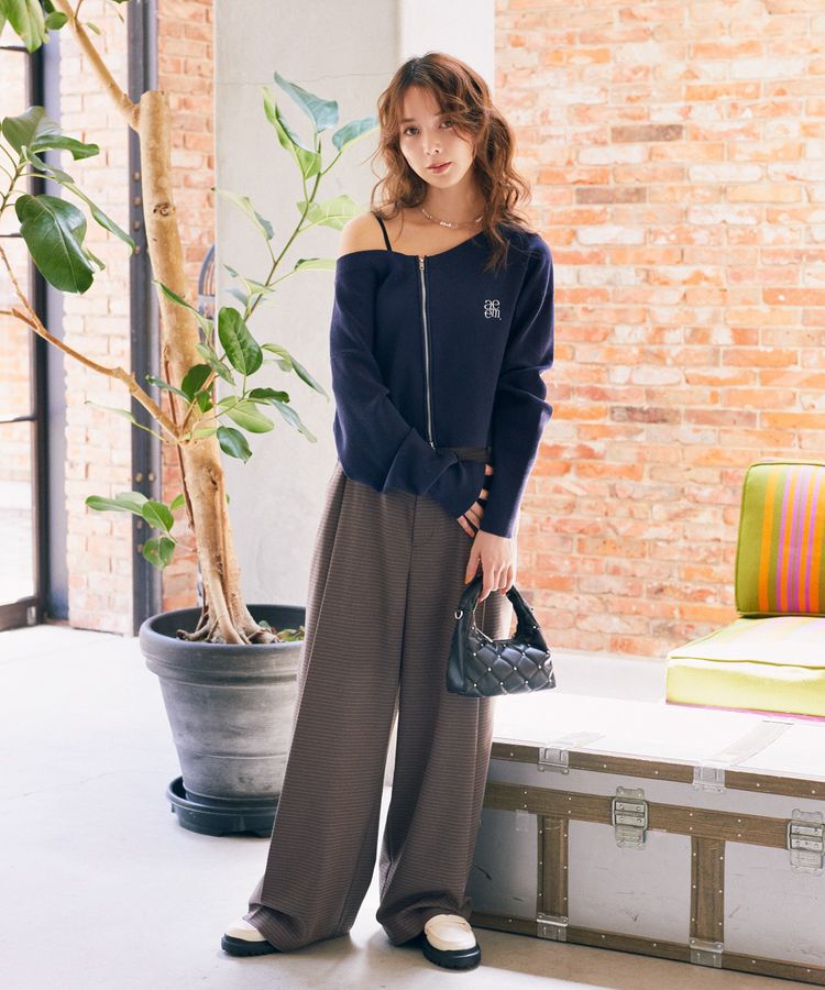 earth music&ecology「ウエストタブタックパンツ」|その他|