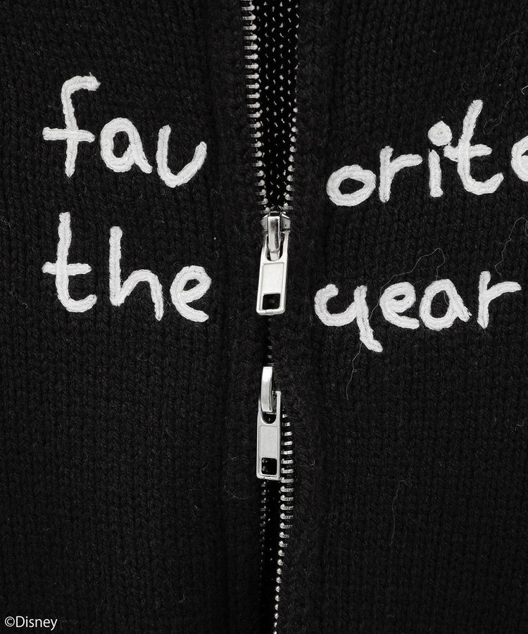 earth music&ecology「ナイトメア/ダブルジップニットカーディガン」|カーディガン|