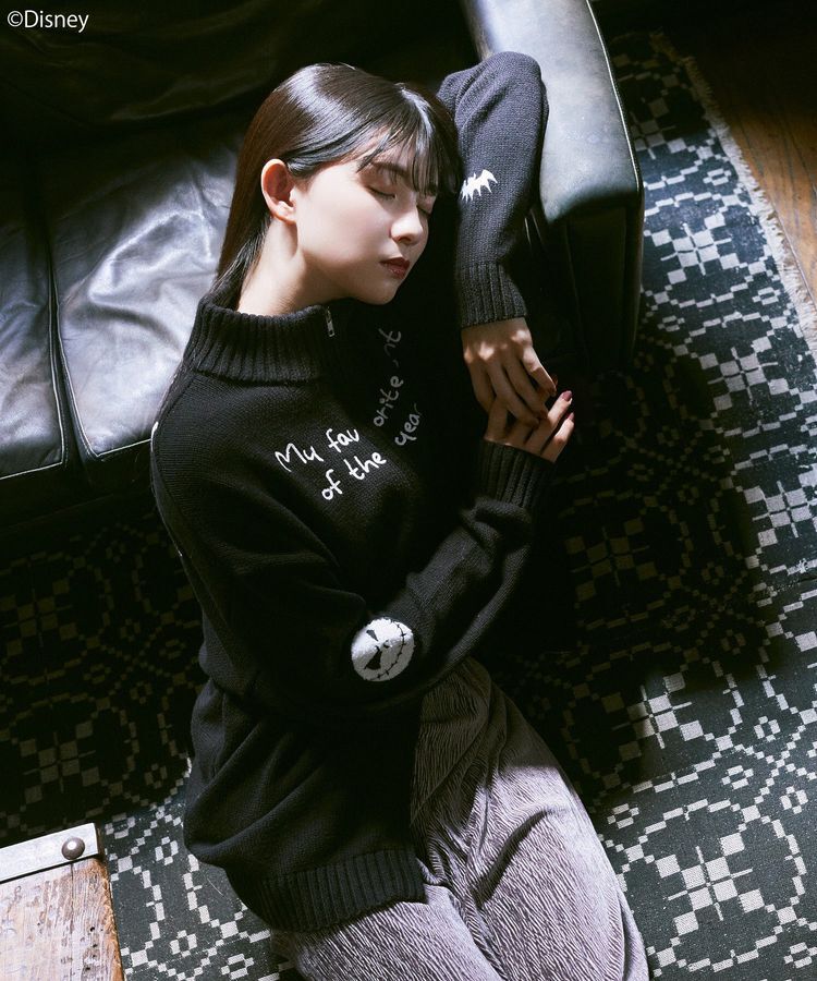 earth music&ecology「ナイトメア/ダブルジップニットカーディガン」|カーディガン|