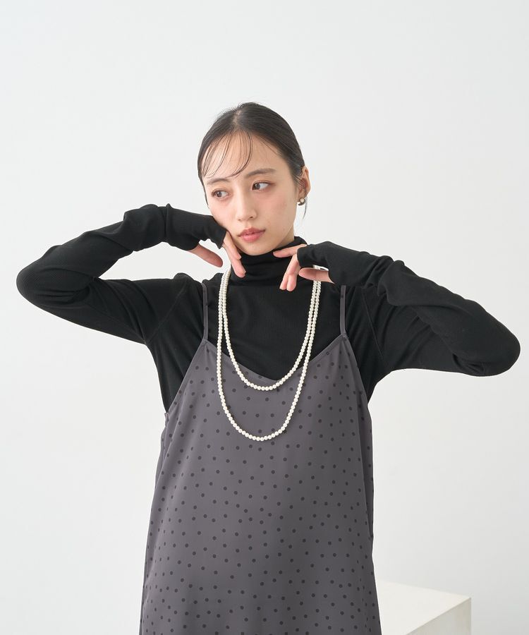 earth music&ecology「リブタートルネックプルオーバー」|Tシャツ・カットソー|