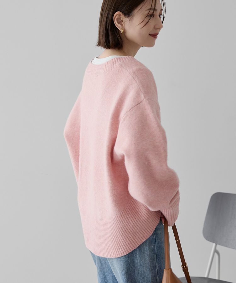 AMERICAN HOLIC「ワイドリブVネックプルオーバー」|ニット・セーター|